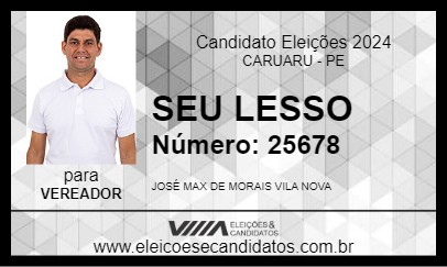 Candidato SEU LESSO 2024 - CARUARU - Eleições