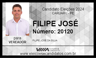 Candidato FILIPE JOSÉ 2024 - CARUARU - Eleições