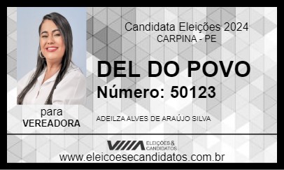 Candidato DEL DO POVO 2024 - CARPINA - Eleições