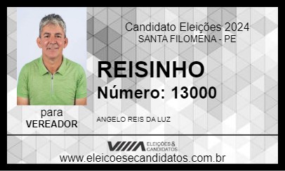 Candidato REISINHO 2024 - SANTA FILOMENA - Eleições