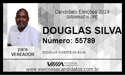 Candidato DOUGLAS SILVA 2024 - SIRINHAÉM - Eleições