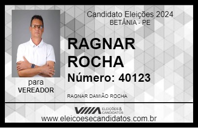 Candidato RAGNAR ROCHA 2024 - BETÂNIA - Eleições