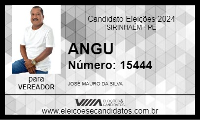 Candidato ANGU 2024 - SIRINHAÉM - Eleições