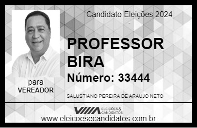 Candidato PROFESSOR BIRA 2024 - NAZARÉ DA MATA - Eleições