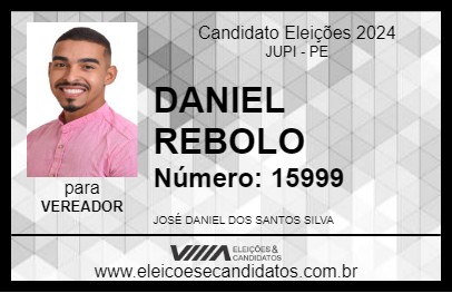 Candidato DANIEL REBOLO 2024 - JUPI - Eleições