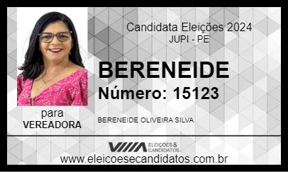 Candidato BERENEIDE 2024 - JUPI - Eleições