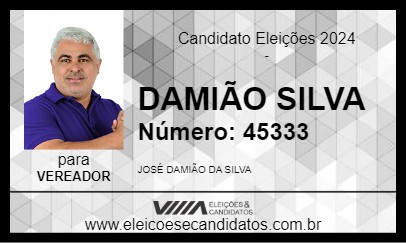 Candidato DAMIÃO SILVA 2024 - SERTÂNIA - Eleições