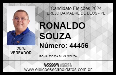 Candidato RONALDO SOUZA 2024 - BREJO DA MADRE DE DEUS - Eleições