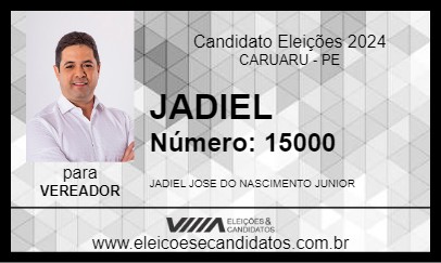 Candidato JADIEL 2024 - CARUARU - Eleições