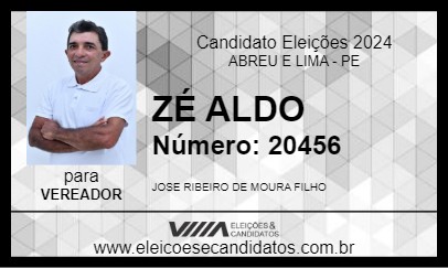 Candidato ZÉ ALDO 2024 - ABREU E LIMA - Eleições