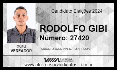 Candidato RODOLFO GIBI 2024 - ABREU E LIMA - Eleições