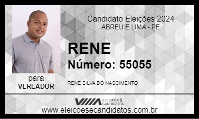 Candidato RENE 2024 - ABREU E LIMA - Eleições