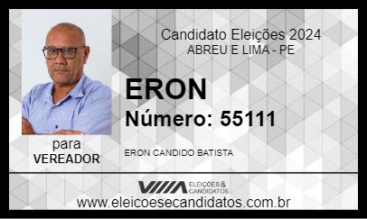 Candidato ERON 2024 - ABREU E LIMA - Eleições