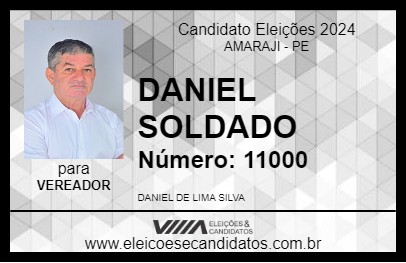 Candidato DANIEL SOLDADO 2024 - AMARAJI - Eleições