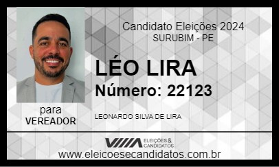 Candidato LÉO LIRA 2024 - SURUBIM - Eleições