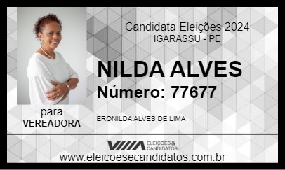 Candidato NILDA ALVES 2024 - IGARASSU - Eleições