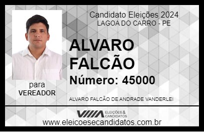 Candidato ALVARO FALCÃO 2024 - LAGOA DO CARRO - Eleições