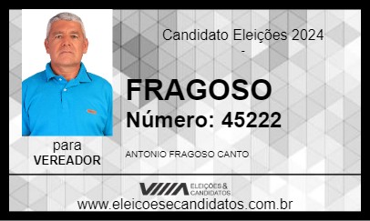 Candidato FRAGOSO 2024 - LAGOA DO CARRO - Eleições