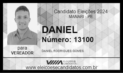 Candidato DANIEL DO MST 2024 - MANARI - Eleições