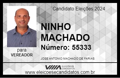 Candidato NINHO MACHADO 2024 - LAGOA DO CARRO - Eleições