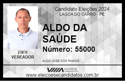 Candidato ALDO DA SAÚDE 2024 - LAGOA DO CARRO - Eleições