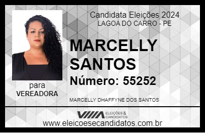 Candidato MARCELLY SANTOS 2024 - LAGOA DO CARRO - Eleições