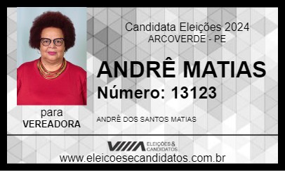 Candidato ANDRÊ MATIAS 2024 - ARCOVERDE - Eleições