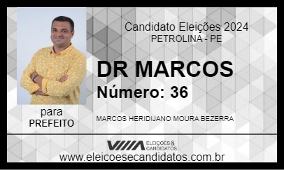 Candidato DR MARCOS 2024 - PETROLINA - Eleições