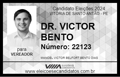 Candidato DR. VICTOR BENTO 2024 - VITÓRIA DE SANTO ANTÃO - Eleições