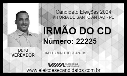 Candidato IRMÃO DO CD 2024 - VITÓRIA DE SANTO ANTÃO - Eleições