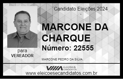 Candidato MARCONE DA CHARQUE 2024 - VITÓRIA DE SANTO ANTÃO - Eleições