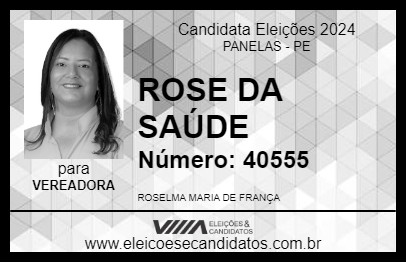 Candidato ROSE DA SAÚDE 2024 - PANELAS - Eleições