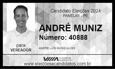 Candidato ANDRÉ MUNIZ 2024 - PANELAS - Eleições