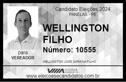 Candidato WELLINGTON FILHO 2024 - PANELAS - Eleições