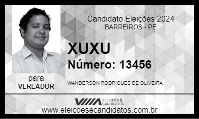 Candidato XUXU 2024 - BARREIROS - Eleições