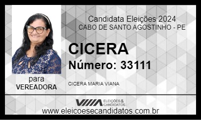 Candidato CICERA 2024 - CABO DE SANTO AGOSTINHO - Eleições