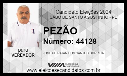 Candidato PEZÃO 2024 - CABO DE SANTO AGOSTINHO - Eleições