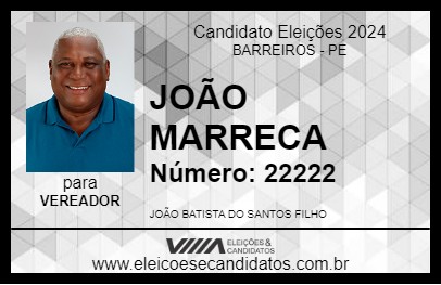 Candidato JOÃO MARRECA 2024 - BARREIROS - Eleições