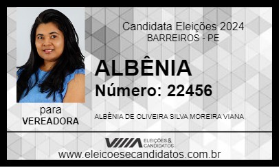 Candidato ALBÊNIA 2024 - BARREIROS - Eleições