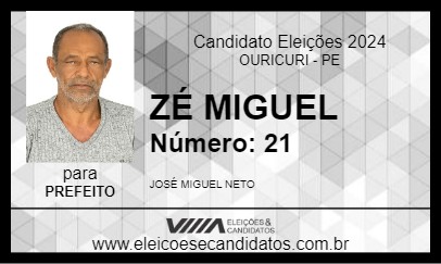 Candidato ZÉ MIGUEL 2024 - OURICURI - Eleições