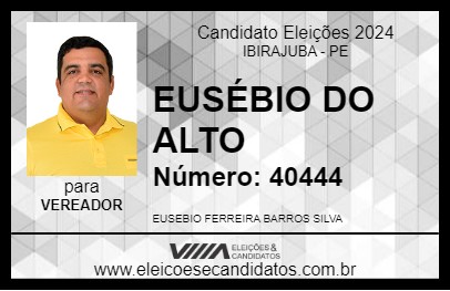 Candidato EUSÉBIO DO ALTO 2024 - IBIRAJUBA - Eleições