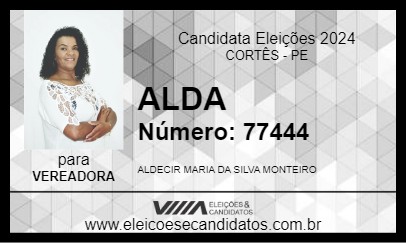 Candidato ALDA 2024 - CORTÊS - Eleições