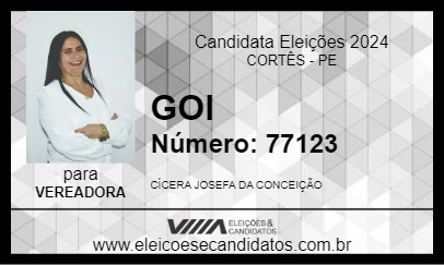 Candidato GOI 2024 - CORTÊS - Eleições