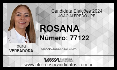 Candidato ROSANA 2024 - JOÃO ALFREDO - Eleições