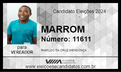 Candidato MARROM 2024 - CONDADO - Eleições