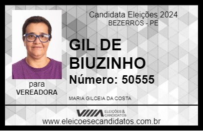 Candidato GIL DE BIUZINHO 2024 - BEZERROS - Eleições