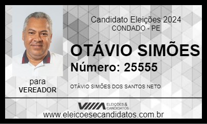 Candidato OTÁVIO SIMÕES 2024 - CONDADO - Eleições