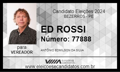 Candidato ED ROSSI 2024 - BEZERROS - Eleições