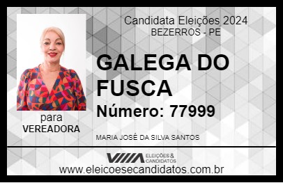 Candidato GALEGA DO FUSCA 2024 - BEZERROS - Eleições