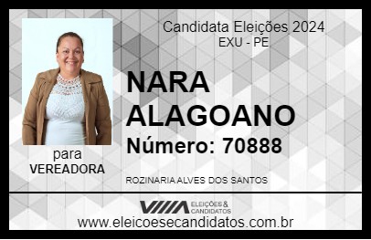 Candidato NARA ALAGOANO 2024 - EXU - Eleições